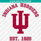 Indiana Hoosiers SVG Bundle | NCAA College Vector Cricut