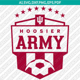 Indiana Hoosiers SVG Bundle | NCAA College Vector Cricut