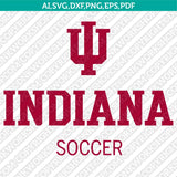 Indiana Hoosiers SVG Bundle | NCAA College Vector Cricut