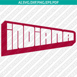 Indiana Hoosiers SVG Bundle | NCAA College Vector Cricut