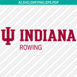 Indiana Hoosiers SVG Bundle | NCAA College Vector Cricut