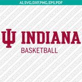 Indiana Hoosiers SVG Bundle | NCAA College Vector Cricut