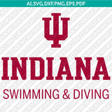 Indiana Hoosiers SVG Bundle | NCAA College Vector Cricut