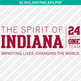 Indiana Hoosiers SVG Bundle | NCAA College Vector Cricut