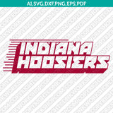 Indiana Hoosiers SVG Bundle | NCAA College Vector Cricut