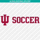 Indiana Hoosiers SVG Bundle | NCAA College Vector Cricut