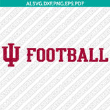 Indiana Hoosiers SVG Bundle | NCAA College Vector Cricut