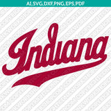 Indiana Hoosiers SVG Bundle | NCAA College Vector Cricut
