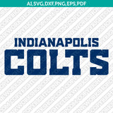 Indianapolis Colts SVG Bundle – NFL Football Logo Vector Cricut