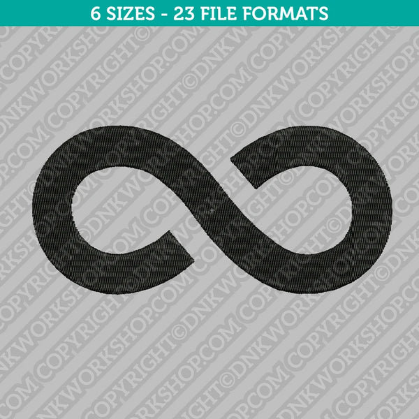 Infinite Infinity Embroidery Design - 6 Sizes - INSTANT DOWNLOAD