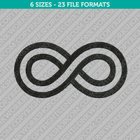 Infinity Infinite Embroidery Design - 6 Sizes - INSTANT DOWNLOAD