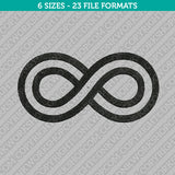 Infinity Infinite Embroidery Design - 6 Sizes - INSTANT DOWNLOAD