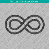 Infinity Infinite Embroidery Design - 6 Sizes - INSTANT DOWNLOAD