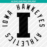 Iowa Hawkeyes Logo SVG Bundle | NCAA College Vector Cricut
