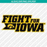 Iowa Hawkeyes Logo SVG Bundle | NCAA College Vector Cricut