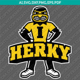 Iowa Hawkeyes Logo SVG Bundle | NCAA College Vector Cricut