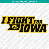 Iowa Hawkeyes Logo SVG Bundle | NCAA College Vector Cricut