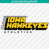 Iowa Hawkeyes Logo SVG Bundle | NCAA College Vector Cricut