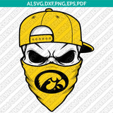 Iowa Hawkeyes Logo SVG Bundle | NCAA College Vector Cricut