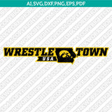 Iowa Hawkeyes Logo SVG Bundle | NCAA College Vector Cricut