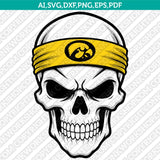 Iowa Hawkeyes Logo SVG Bundle | NCAA College Vector Cricut