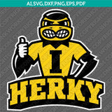 Iowa Hawkeyes Logo SVG Bundle | NCAA College Vector Cricut