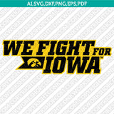 Iowa Hawkeyes Logo SVG Bundle | NCAA College Vector Cricut