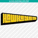 Iowa Hawkeyes Logo SVG Bundle | NCAA College Vector Cricut