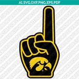 Iowa Hawkeyes Logo SVG Bundle | NCAA College Vector Cricut