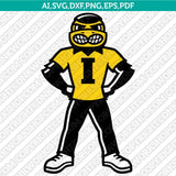 Iowa Hawkeyes Logo SVG Bundle | NCAA College Vector Cricut