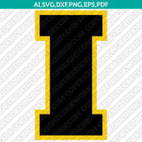 Iowa Hawkeyes Logo SVG Bundle | NCAA College Vector Cricut