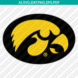 Iowa Hawkeyes Logo SVG Bundle | NCAA College Vector Cricut