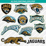 Jacksonville Jaguars SVG Bundle – NFL Football Logo Vector Cricut