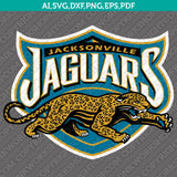 Jacksonville Jaguars SVG Bundle – NFL Football Logo Vector Cricut