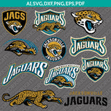 Jacksonville Jaguars SVG Bundle – NFL Football Logo Vector Cricut