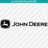 John Deere Logo SVG Bundle – Farm Equipment Vector Cricut
