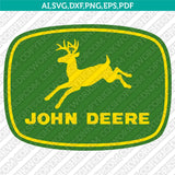 John Deere Logo SVG Bundle – Farm Equipment Vector Cricut