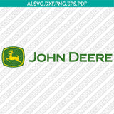 John Deere Logo SVG Bundle – Farm Equipment Vector Cricut