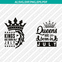 July Birthday SVG Cut File Clipart Cricut Png