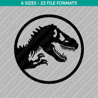 Jurassic World Dinosaur Jurassic Park Embroidery Design - 6 Sizes - INSTANT DOWNLOAD