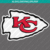 Kansas City Chiefs SVG Bundle – NFL Football Logo Vector Cricut