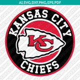 Kansas City Chiefs SVG Bundle – NFL Football Logo Vector Cricut