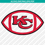 Kansas City Chiefs SVG Bundle – NFL Football Logo Vector Cricut