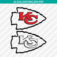 Kansas City Chiefs Logo SVG Cut File Cricut Clipart Dxf Eps Png Silhouette Cameo
