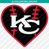 Kansas City Chiefs SVG Bundle – NFL Football Logo Vector Cricut