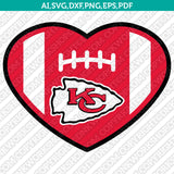 Kansas City Chiefs SVG Bundle – NFL Football Logo Vector Cricut