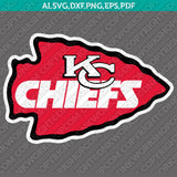 Kansas City Chiefs SVG Bundle – NFL Football Logo Vector Cricut