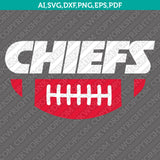 Kansas City Chiefs SVG Bundle – NFL Football Logo Vector Cricut