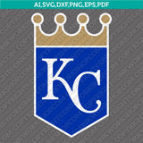 Kansas City Royals SVG Bundle – MLB Baseball Logo Vector Cricut