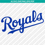 Kansas City Royals SVG Bundle – MLB Baseball Logo Vector Cricut